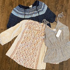 Women’s lucky brand blouse bundle